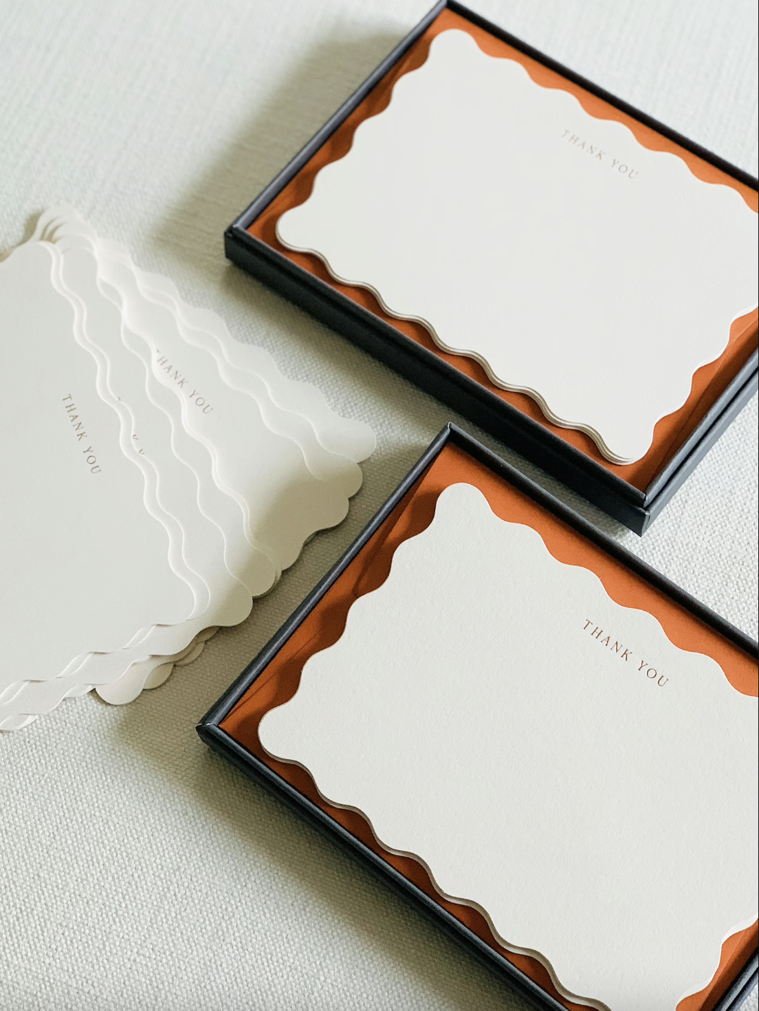 Thank You Copper Foiled Notecard Set