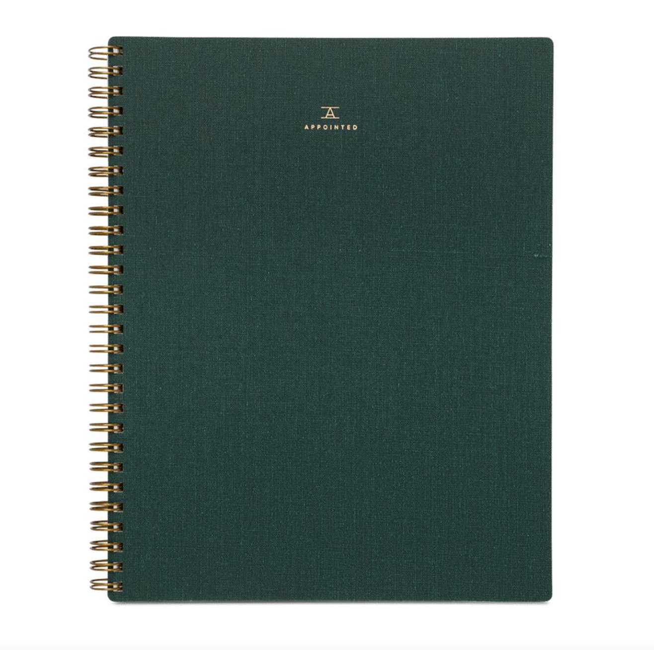 Hunter Green Grid Notebook