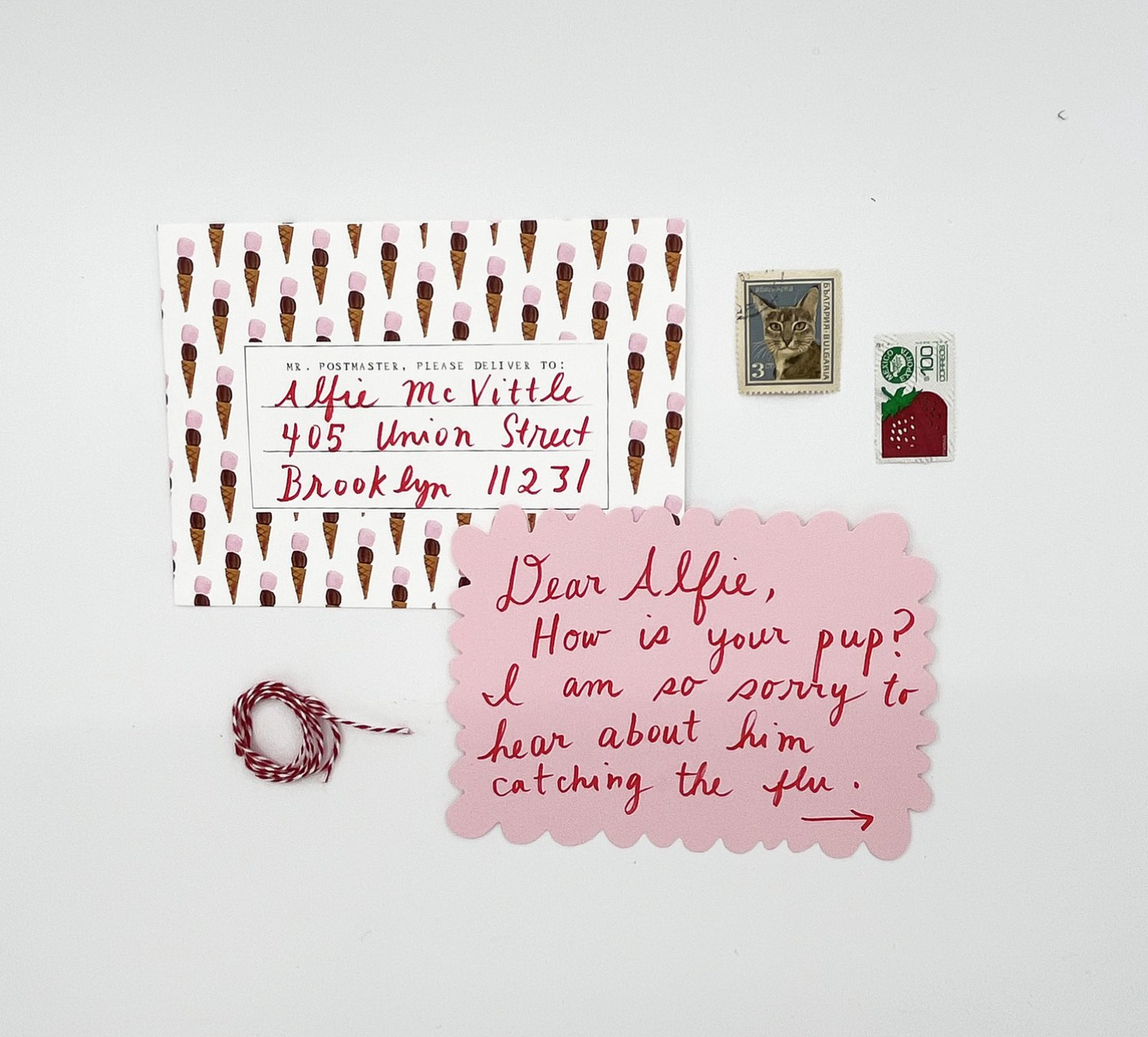 Patterned Stationery Set